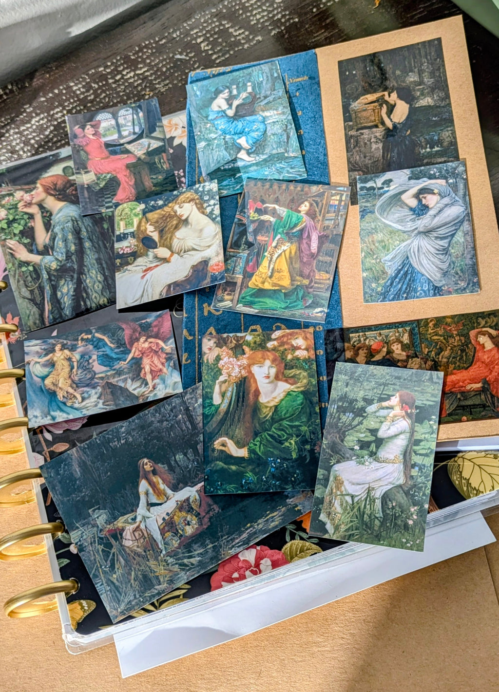 Journaling Stickers - Classical Art Pre-Raphaelite Paintings