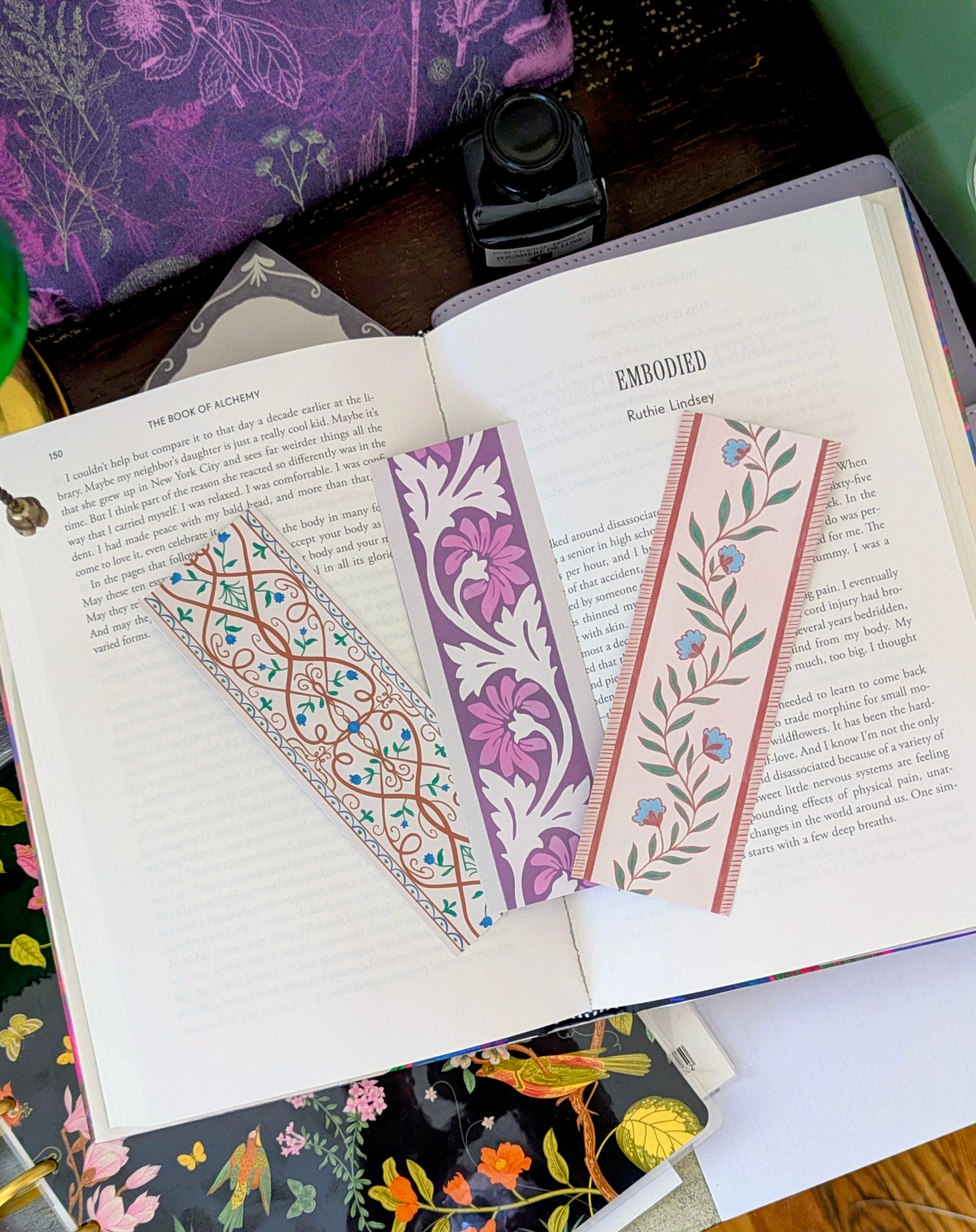 Victorian Ornamental Bookmarks Set